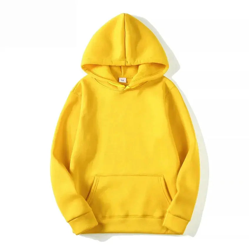 NovaWear Unisex Solid Color Hoodie Sweatshirt All Season Comfort Regular Fit Polyester Knit