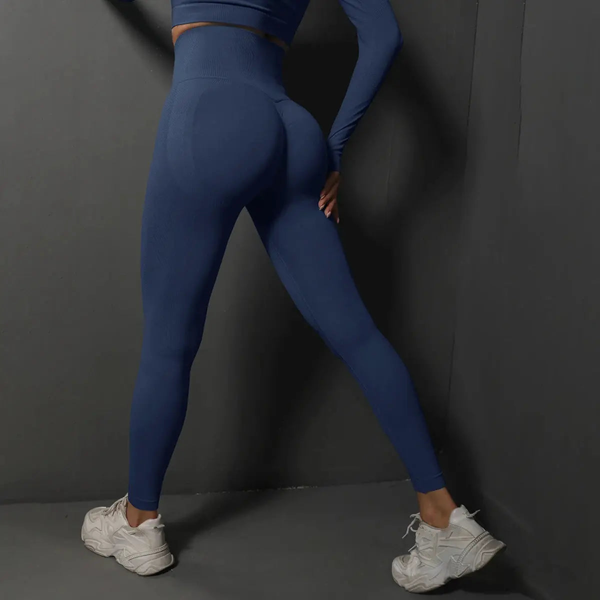 FlexZen Seamless Gym Leggings for Women High Waist Yoga Pants Booty Lifting Tummy Control