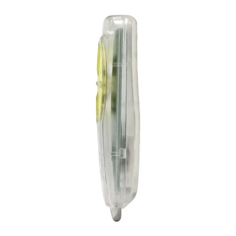 Remote control for universal garage door in a transparent case with yellow buttons, Simples Market