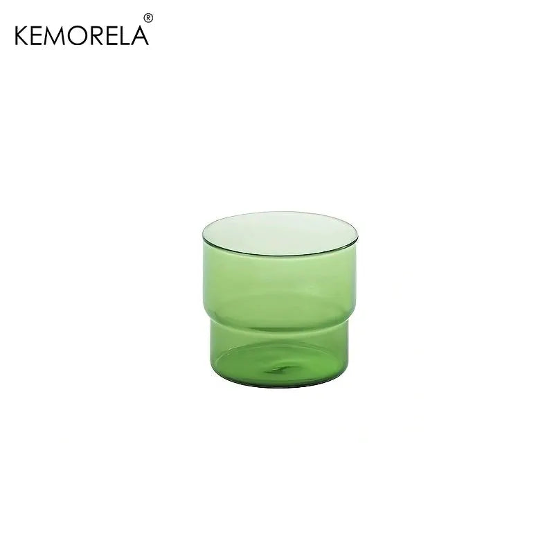 Kemorela 290ml Origami Style Glass Cup Heat Resistant Vintage Drinkware For Coffee Tea Wine Beer And Smoothies