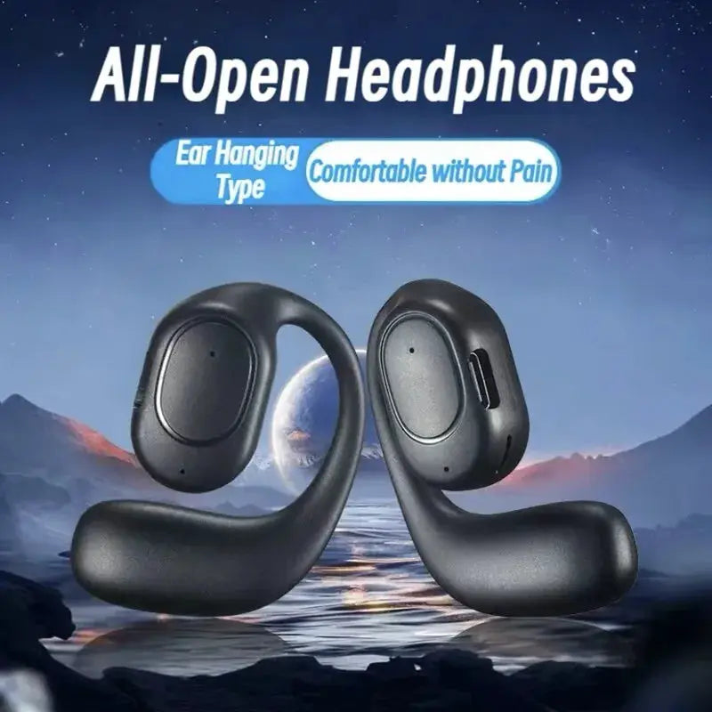 KY2 Wireless Bluetooth Earphones Air Conduction Ear Hook Sports Headset With Noise Cancellation High Fidelity Audio