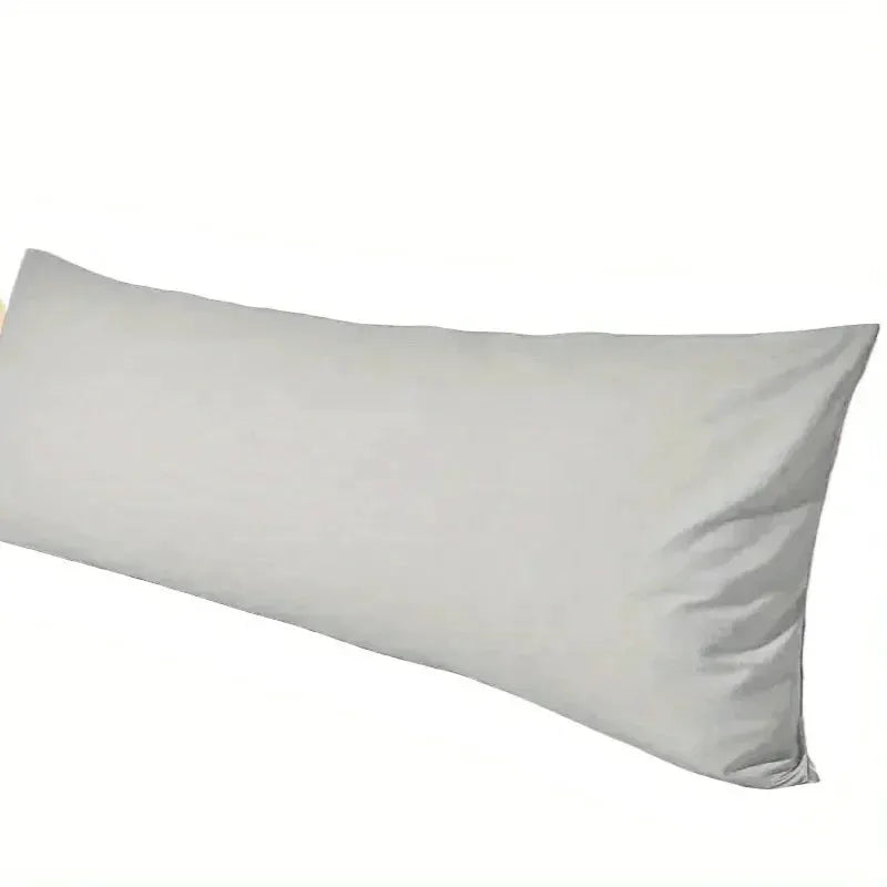 Body pillow cover, 1pc by Simples Market, white double-brushed polyester, 20x54 inches, super soft pillowcase.