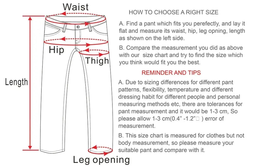 Simples Market men's tactical shorts sizing diagram with waist, hip, thigh, leg opening and length measurements