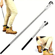 Retractable Stainless Steel Shoe Puller For Elderly Care And Shoe Assistance For Men And Women