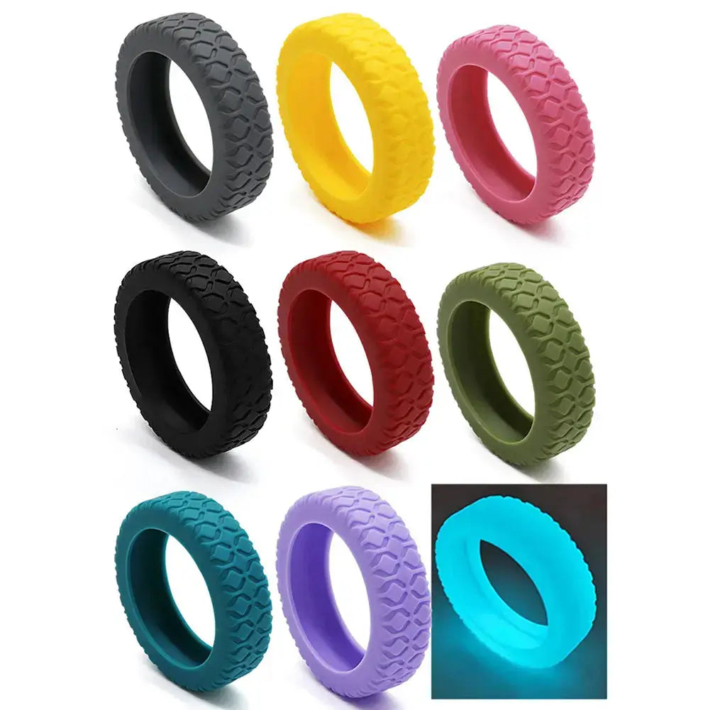 LuggageGuard Wheel Protector Covers Wear Resistant Silicone For Quiet Scratch Free Spinner Wheels