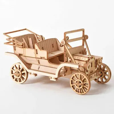 DIY 3D Wooden Puzzle Kit For Assembly Laser Cut Sailing Ship Biplane Steam Locomotive Train Toy For Adults And Kids