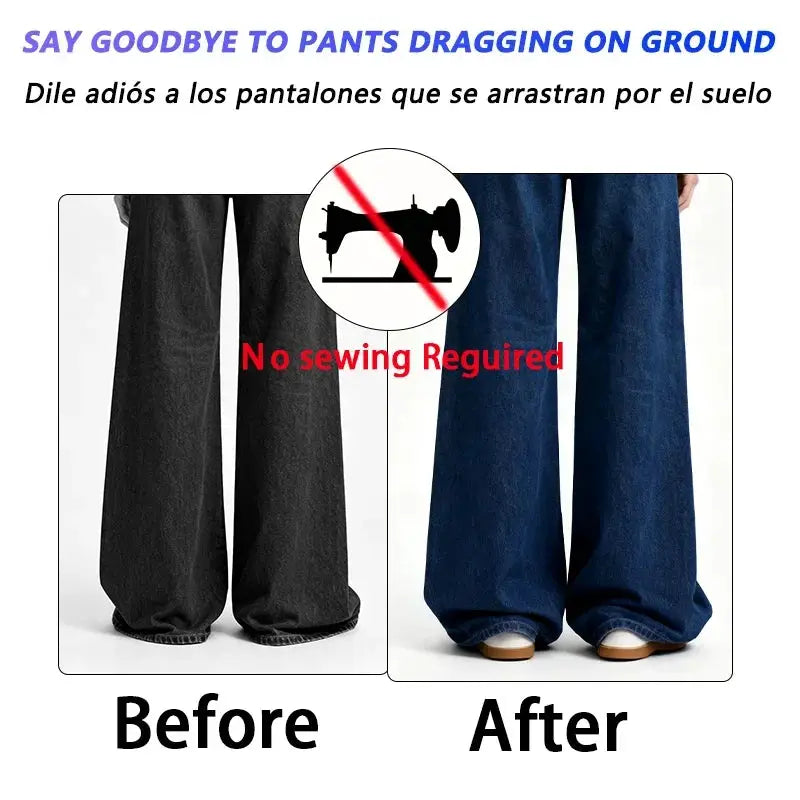 CraftEase Adjustable Invisible No Sew Concealment Buckle Trouser Clip Detachable Anti Slip DIY Clip
