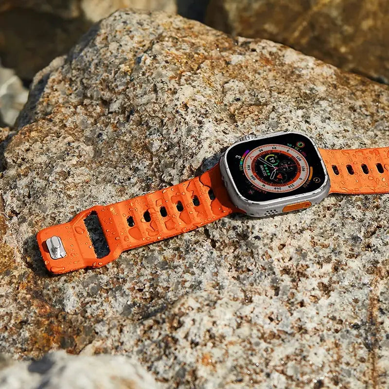 Strap For Apple Watch Band 49mm 44mm 45mm 41mm 40mm 42mm 38mm Soft Silicone sport Bracelet iwatch Serise 8 7 SE 6 5 9 Ultra 49mm