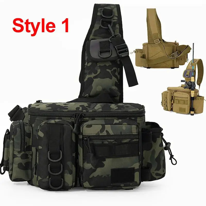 Multi - Purpose Fishing Tackle & Lure Backpack - Simples Market