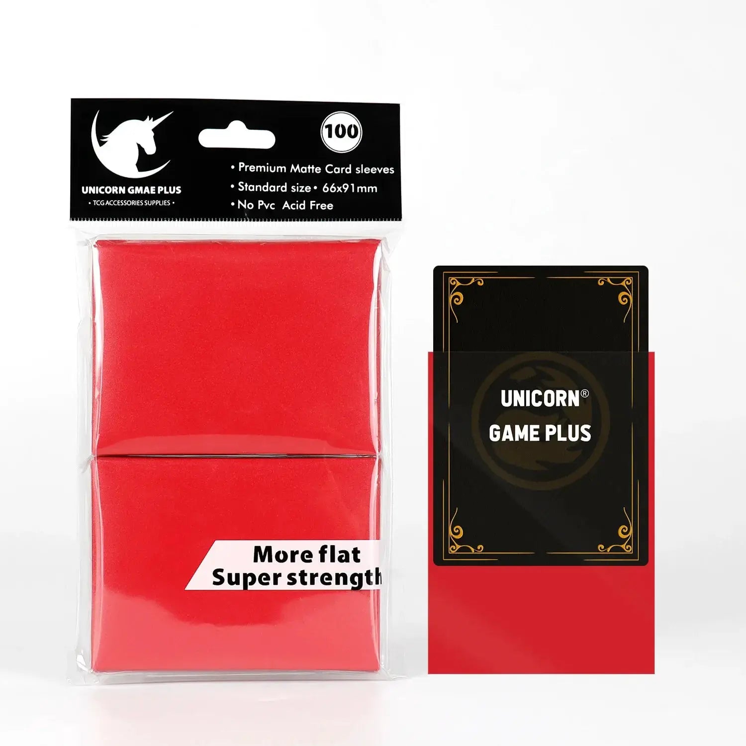 100 Pcs Matte 66x91mm Standard Size Card Sleeves For TCG Trading Cards Board Games Tarot Shield