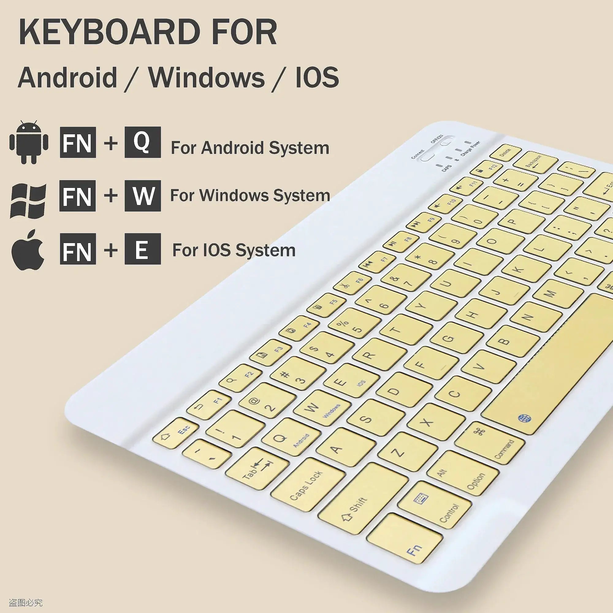 Candy Color Bluetooth Keyboard Case With Magnetic Leather Stand For iPad 10.2 Inch Gen 7 8 9 10 Pro Air Mini 5 6