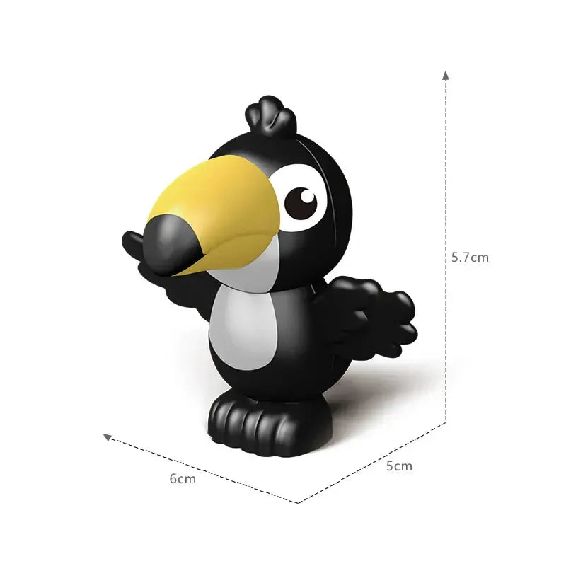 Big Building Blocks Zoo Animals Set Compatible Large Bricks For Kids Fun Assembly Toys Party Gift