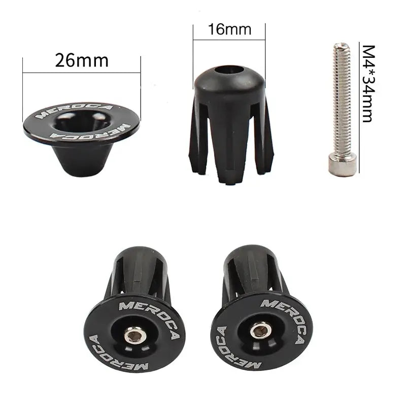 Aluminum Alloy Mountain Road Bike Handlebar End Plugs For MTB BMX End Caps Grip Cover And Accessories