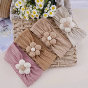Cute Baby Headbands Flower Floral Elastic Soft Newborn Headbands For Baby Girl Children Turban Infant Hair Accessories