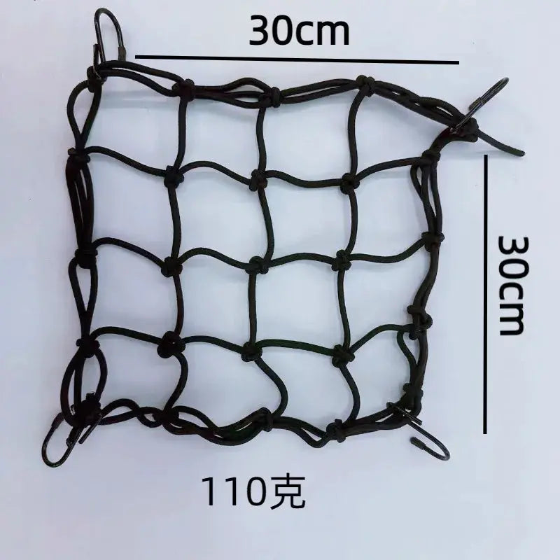 Universal Car Storage Bag Double Mesh Trunk Storage Net For Secure Organization Built In Fire Extinguisher Fixed Net