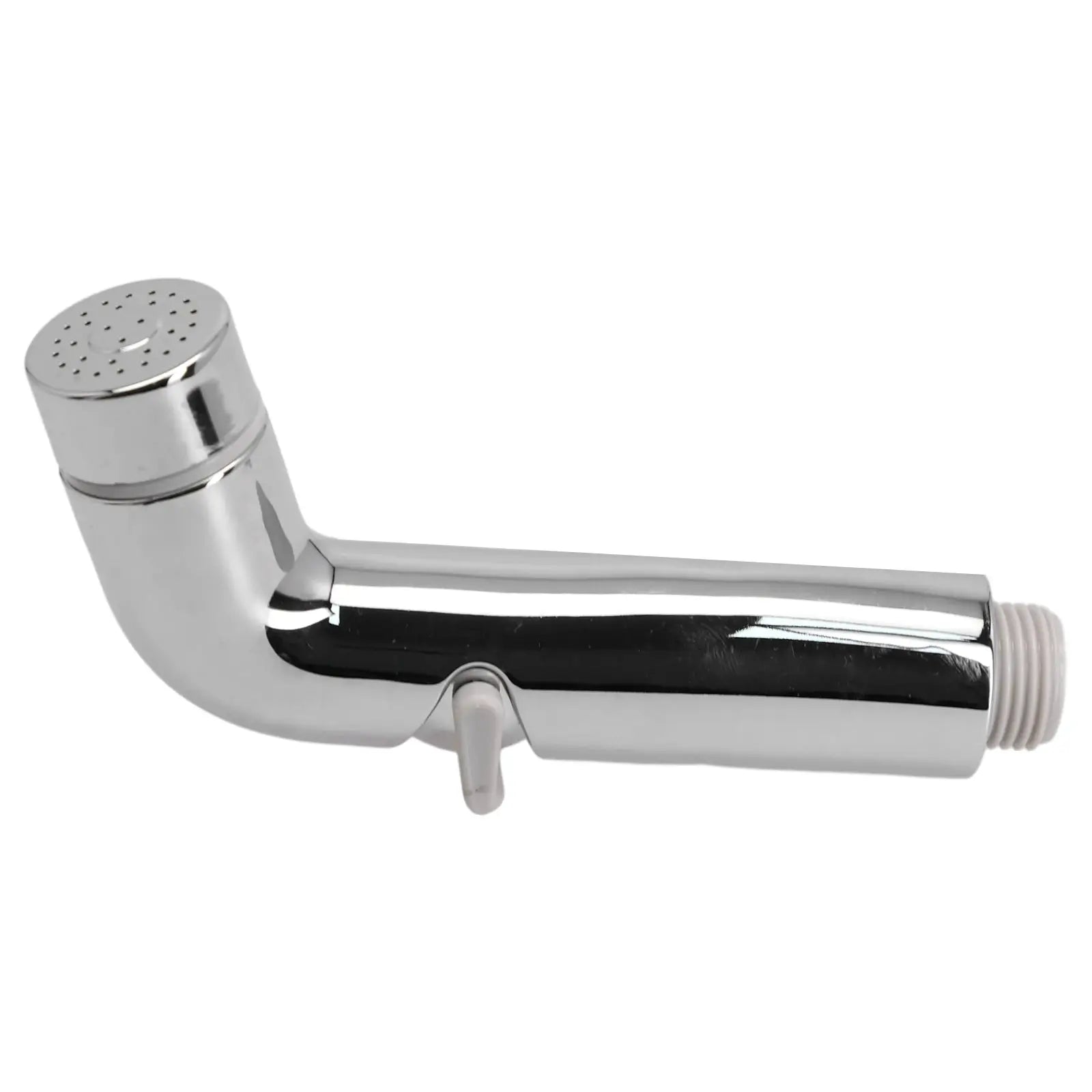 Handheld toilet bidet sprayer with chrome finish, ABS body and perforated spray head