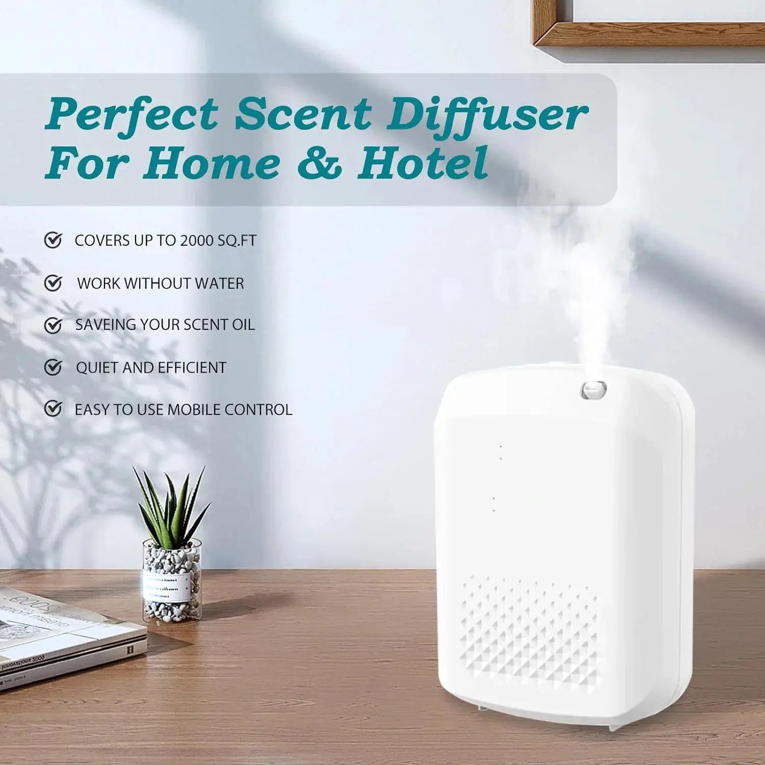 Fragrance Diffuser Aromatic Oil Diffuser Electric Home Air Freshener Machine Wall Hanging Essential Oil Diffuser For Hotel