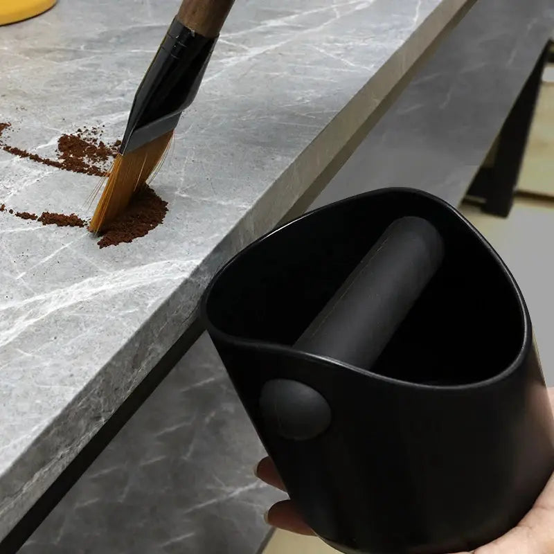 Coffee Knock Box Espresso Grounds Dump Bin With Anti Slip Base For Barista Accessories And Tools