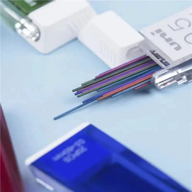 Mechanical pencil lead refills, 0.5mm, colored Nano Dia Color assortment in clear case