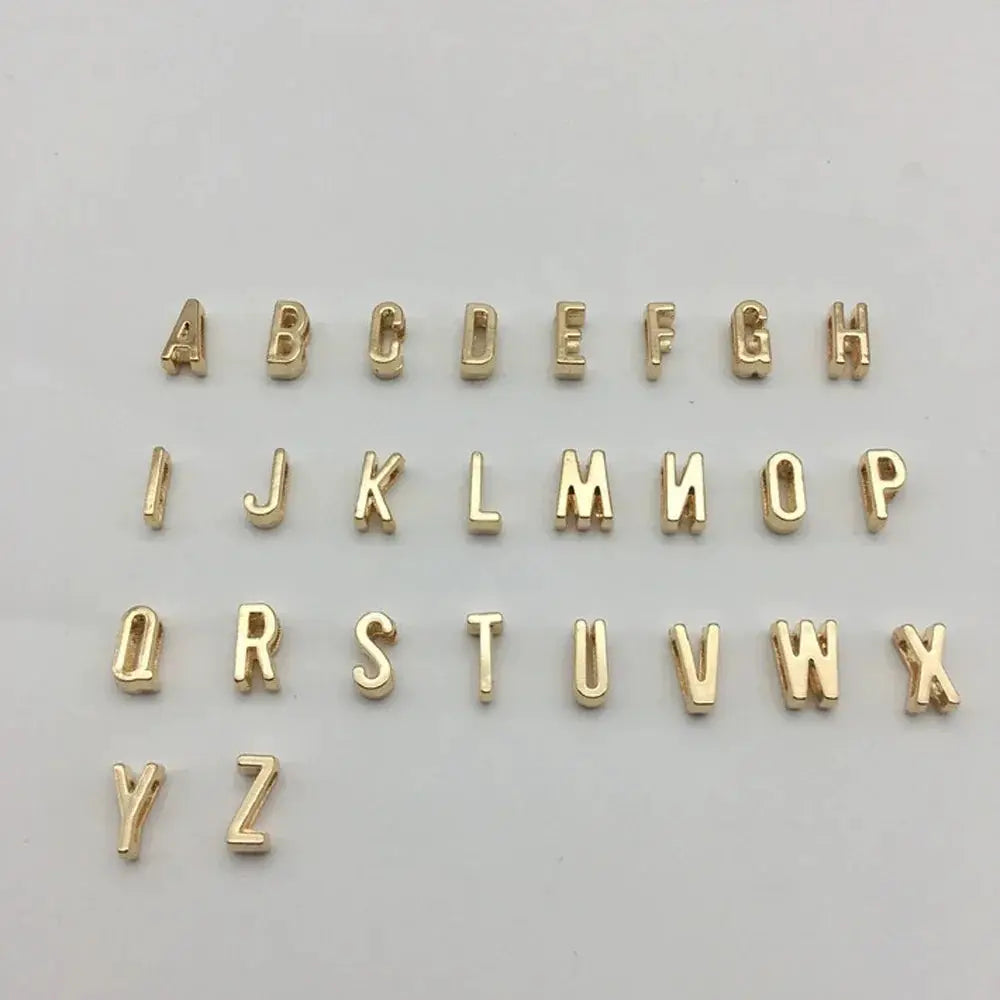 FSUNION New Arrival Tiny Initial Necklace For Women Gold Silver Color Cut Letters Single Name Pendant Choker