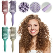 Curl Define Styling Brush For Detangling Hair Comb Hollow Out Wet Curly Hair Shaping Curls Barber Hairdressing Tool