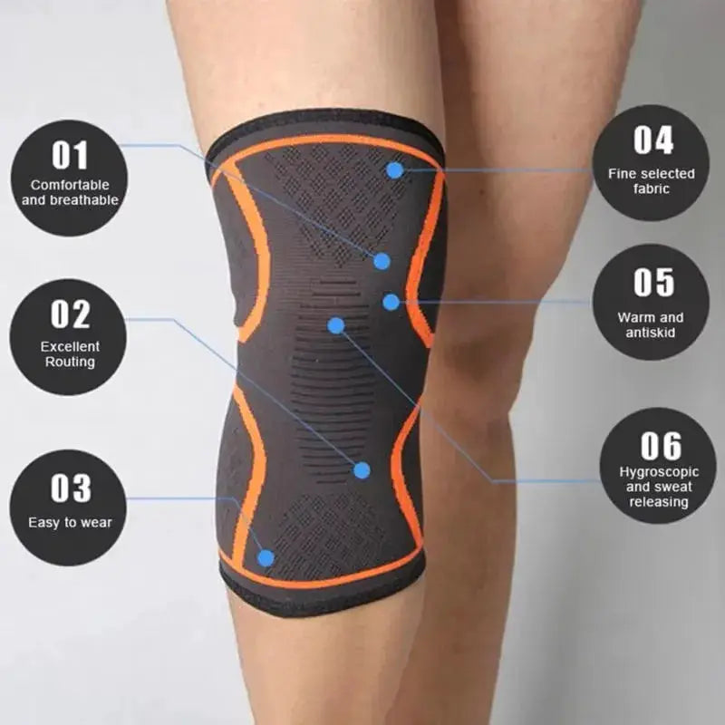 Knee Brace Compression Sleeve For Knee Pain Relief Meniscus Tear Arthritis Breathable Support For Active Lifestyles