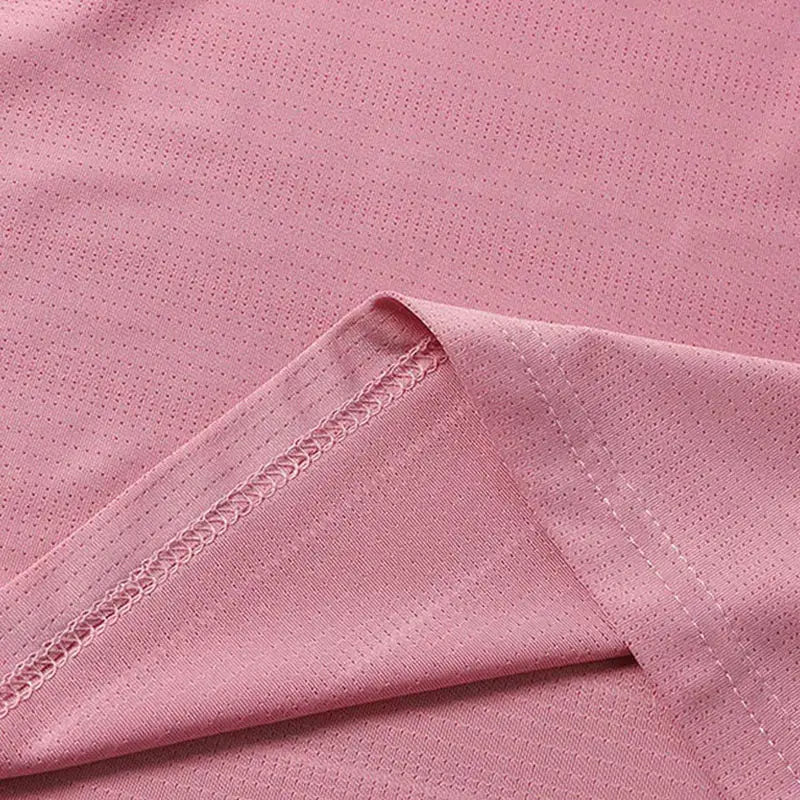 Women Reflective Running Tee High Elastic Breathable Quick Dry Ice Silk Summer Active Top Short Sleeve