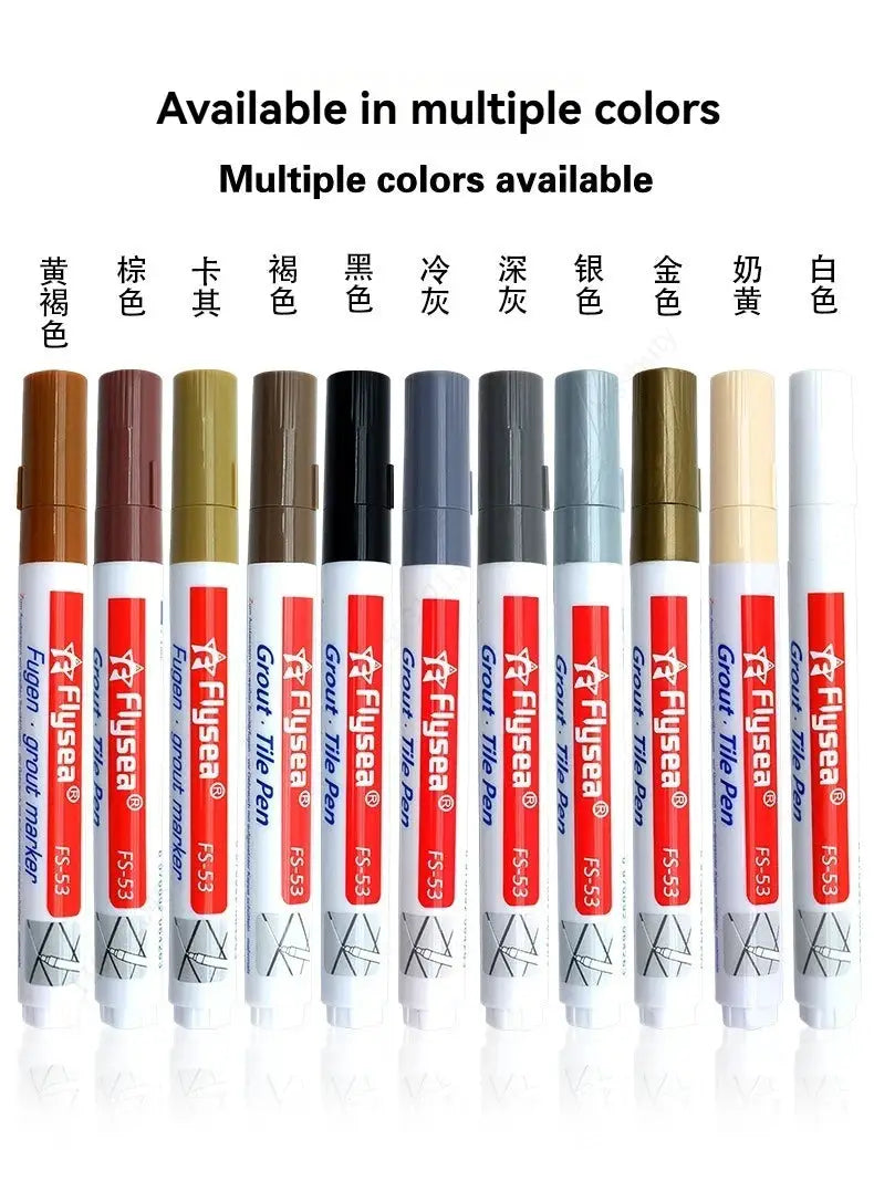Grout pen set by Simples Market, 20-piece waterproof tile seam markers in assorted colors for floors and bathrooms.