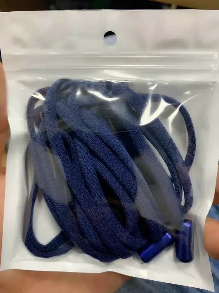 Elastic No Tie Shoelaces For All Shoes One Pair Kids And Adults Quick Lacing Flat Sneakers
