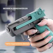 Mini Water Pistol Mechanical Continuous Firing Water Gun For Summer Pool Parties Outdoor Games
