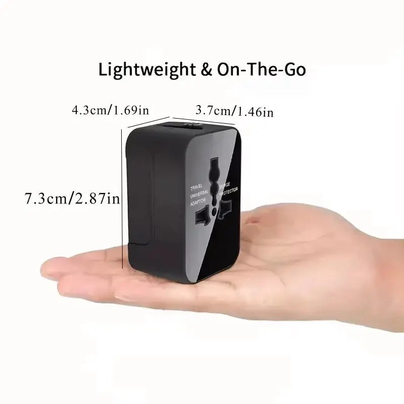 Universal Travel Adapter with Dual USB - Simples Market