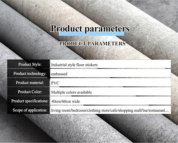 40cm thickened PVC self-adhesive floor sticker by Simples Market, waterproof ceramic tile look for bathroom and kitchen.