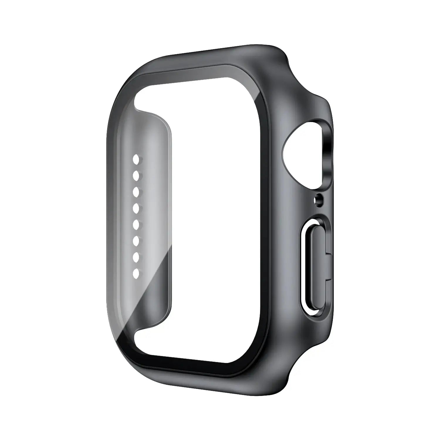 Tempered Glass+Case For Apple Watch 38mm 40mm 41mm 42mm 44mm 45mm 46mm Screen Protector Protective Cover iWatch 10 8 7 9 6 SE 5