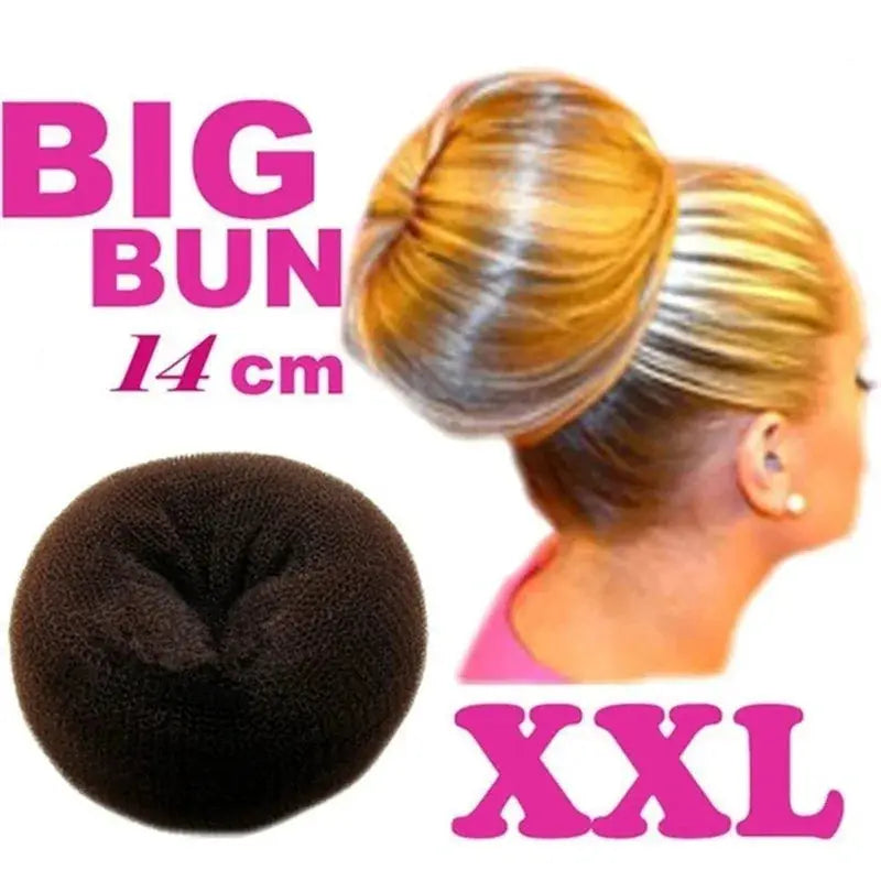 14cm Big Hair Bun Donut Headwear For Meatball Bun And Princess Bun Hairstyles Hair Accessories Headband