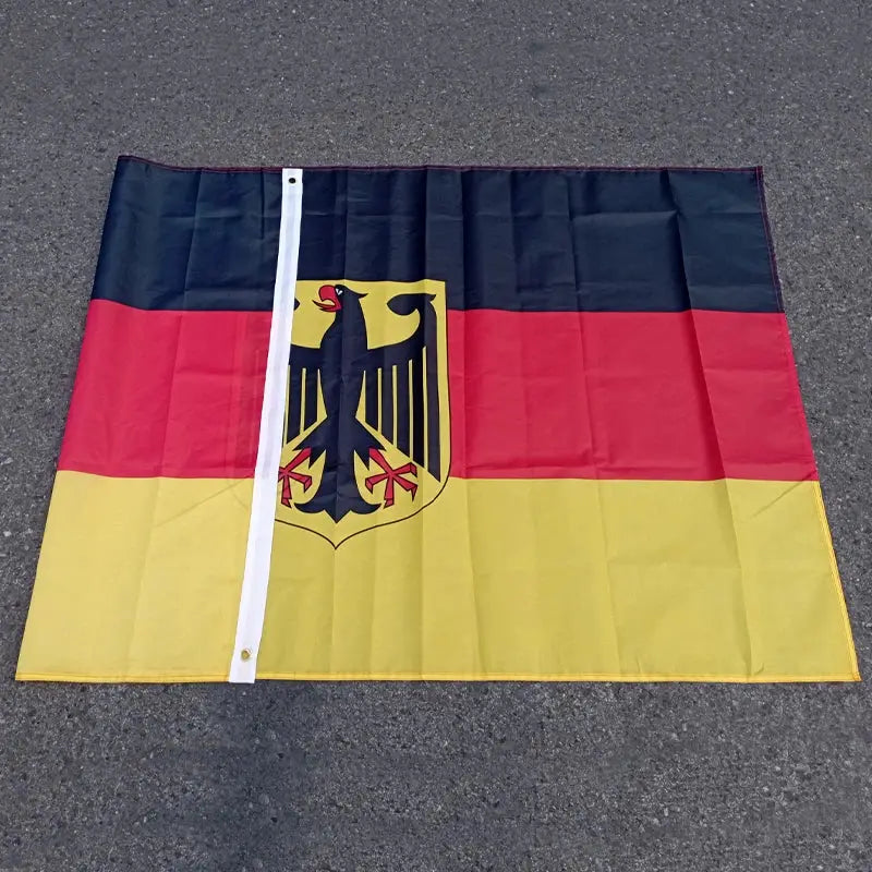 Aerlxemrbrae Germany National Emblem Flag 90x150cm Polyester Hanging