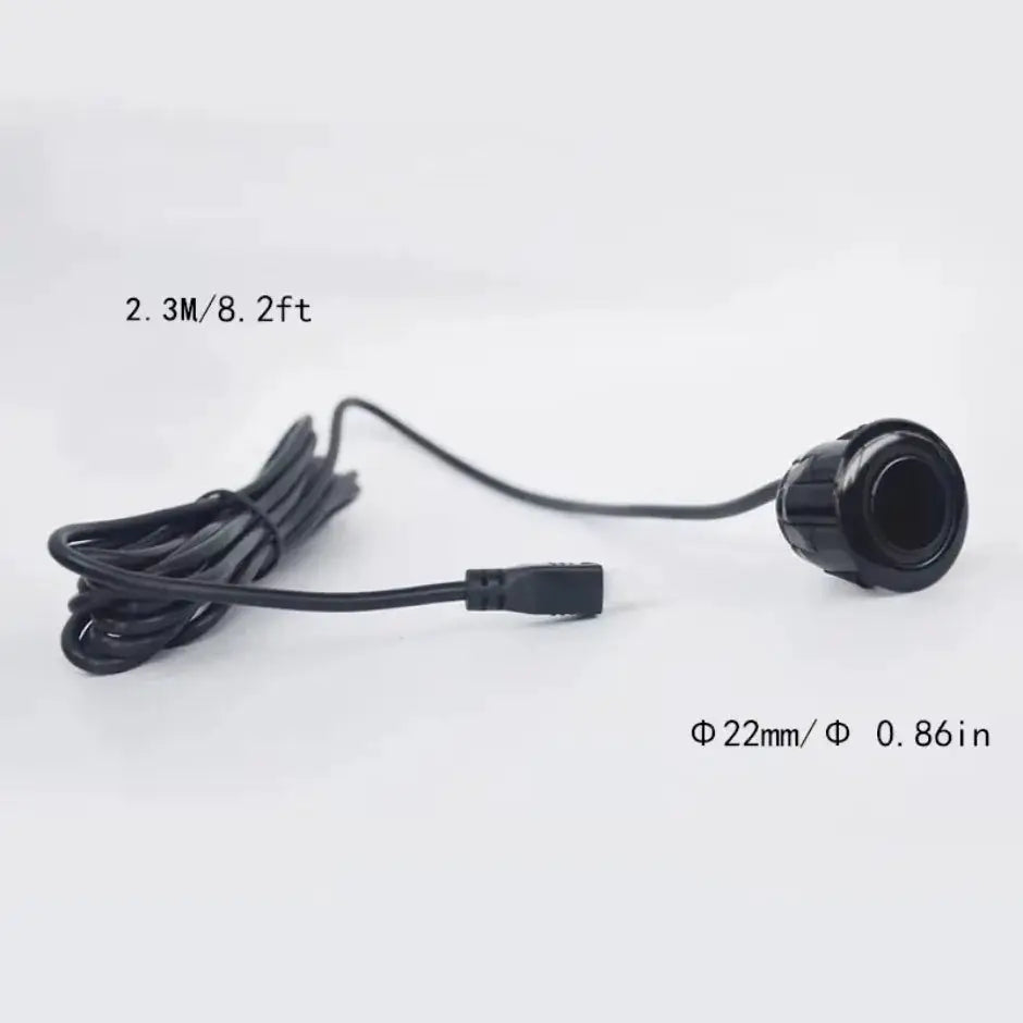 Ultrasonic parking sensor, black 22mm diameter, Simples Market