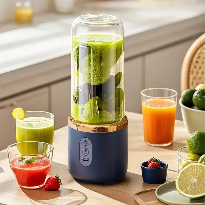 Portable 400ML Electric Juicer And Blender Milkshake Maker Double Cup