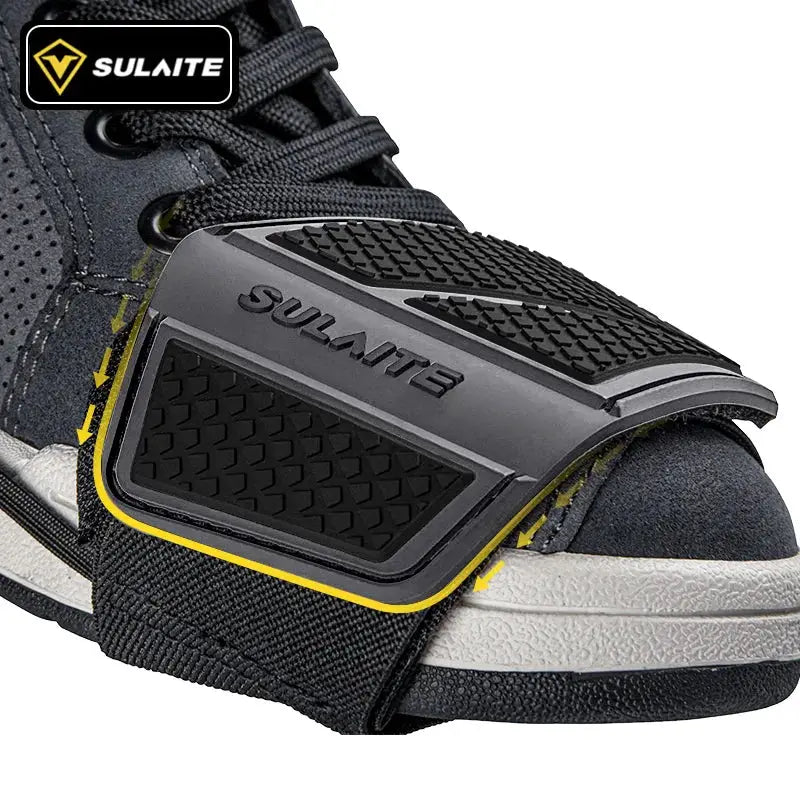 SULAITE Motorcycle Shift Pad Gear Shoe Cover Boot Protector Durable Lightweight Adjustable Riding Accessory