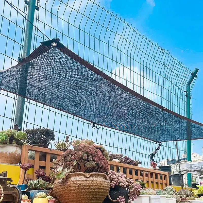 HDPE sun shade net by Simples Market, 4 colors, 50% shading for bonsai and succulents.