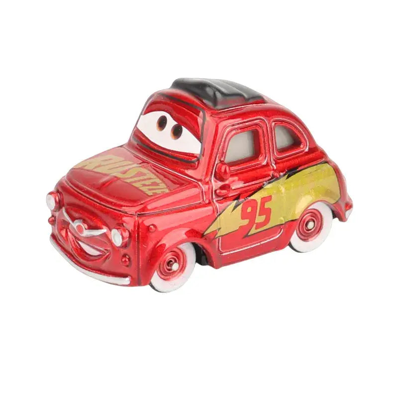 Disney Pixar Cars One Fifty Five Scale Diecast Lightning McQueen And Mater Metal Car Model Collectible Toy