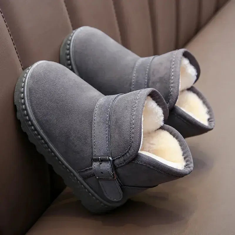 Kids Cotton Snow Boots With Cozy Warmth And Breathable Interior For Boys And Girls Aged 7 To 13