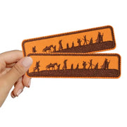 1 Piece Ramadan Embroidered Patch With Hook And Loop Fastener For Clothes Caps Bags DIY Gift Jackets Trucker Hats