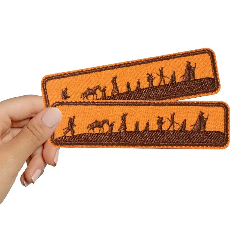 1 Piece Ramadan Embroidered Patch With Hook And Loop Fastener For Clothes Caps Bags DIY Gift Jackets Trucker Hats