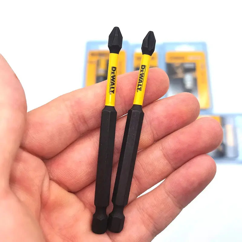 Dewalt Combination Series Extension Rod For Cross Slotted PH2 Bits 89mm 57mm 50mm Silver Yellow Ring