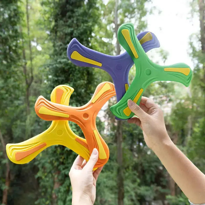 Children's V Shaped Returning Boomerang Toy For Outdoor Play With Easy Grip And Accurate Throws Parent Child Bonding