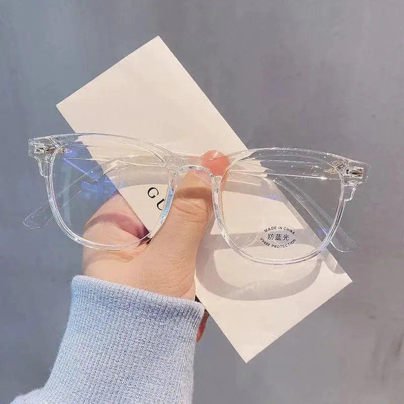 NovaVision Ultralight Retro Glasses With Transparent Frame And Anti Blue Light Lenses For Men And Women