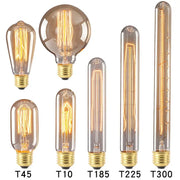 Simples Market retro Edison bulb set, 6 clear glass bulbs with warm amber filaments and E27 bases.