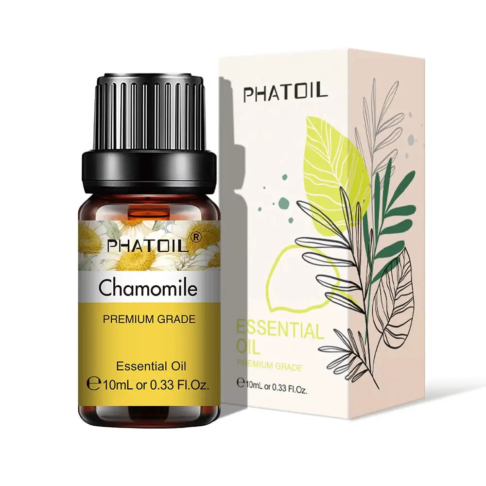 PHATOIL 10ml Natural Plant Essential Oil Eucalyptus Lavender Bergamot Vanilla Peppermint For Diffuser