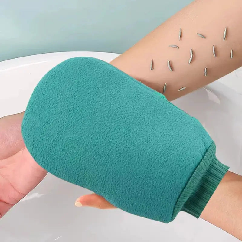 Exfoliating Glove For Dead Skin Bath Shower Spa Massage Body Scrub
