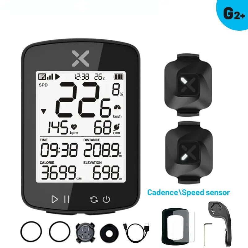 XOSS G2 Plus Wireless GPS Bike Computer For Road And MTB Waterproof Cadence ANT Plus